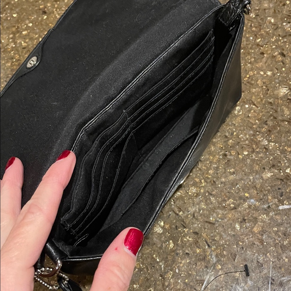 Coach Black Leather Shoulder Bag - Picture 6 of 6